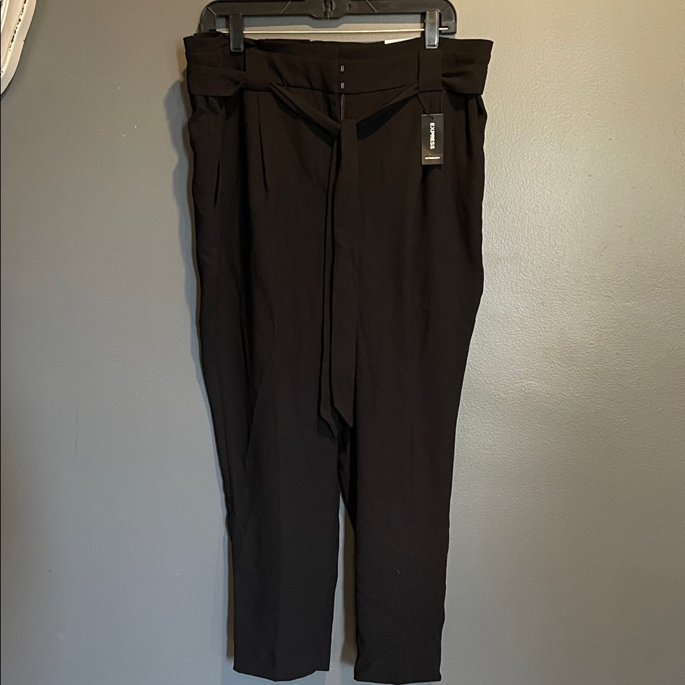 Express Black Trousers